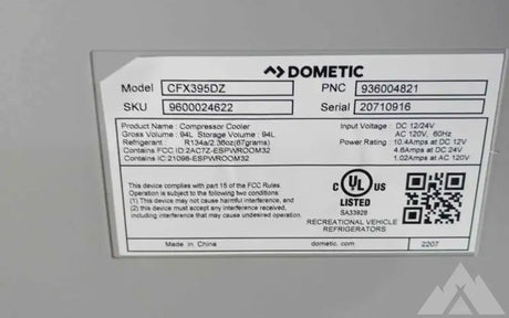 Dometic CFX395 DZ refrigerator/ freezer 12 volt — new coolers & fridges for sale (photo 2)