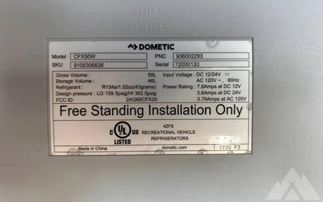 Dometic CFX50W Powered Cooler — used coolers & fridges for sale (photo 4)