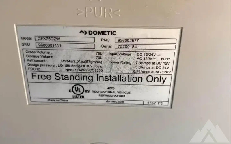 DOMETIC CFX75DZW 12V Fridge — used coolers & fridges for sale (photo 5) — photo 5