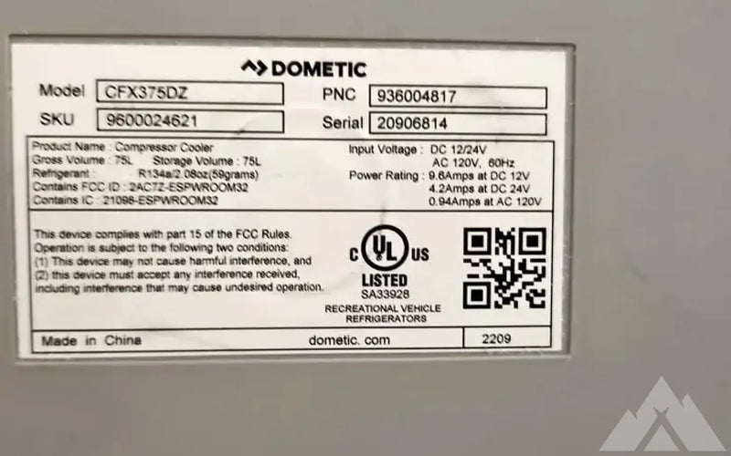 Dometic fridge CFX 95l — used coolers & fridges for sale (photo 2) — photo 2