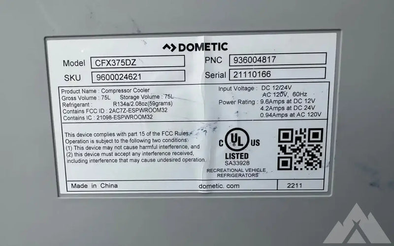 Dometic Fridge Freezer CFX3 — used coolers & fridges for sale (photo 5) — photo 5