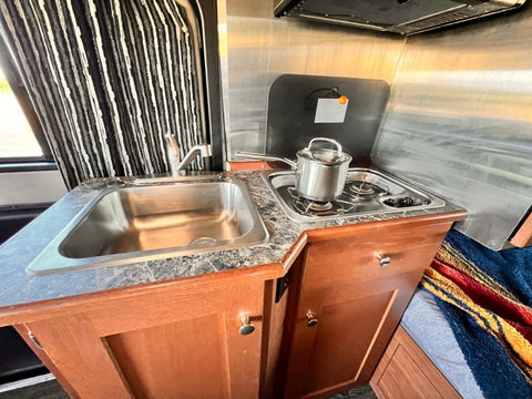 Adventure Ready |  Bathroom & Kitchen | Roadtrek Simplicity — photo 4