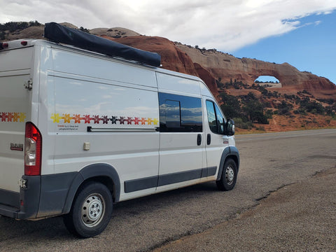 2017 Custom Camper Van with comfy queen bed, solar, water, fridge, etc.! — photo 3