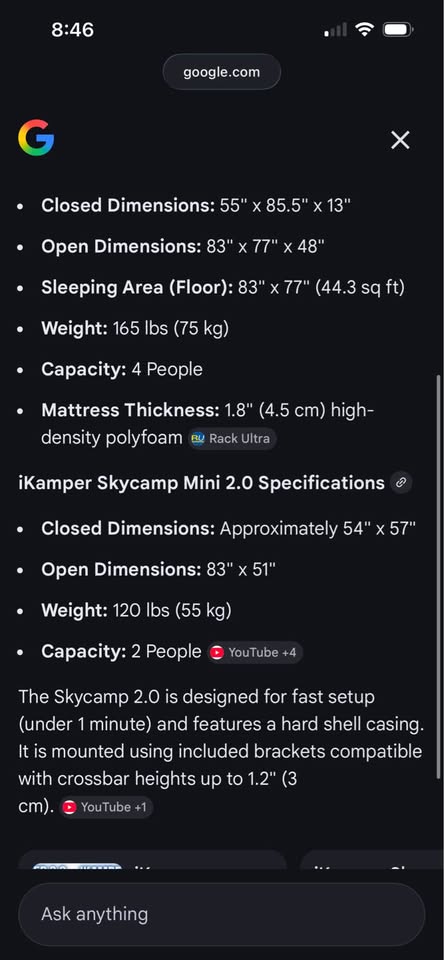 IKamper 2.0 skycamp Roof Top Tent in Ogden, UT (photo 5) — photo 5