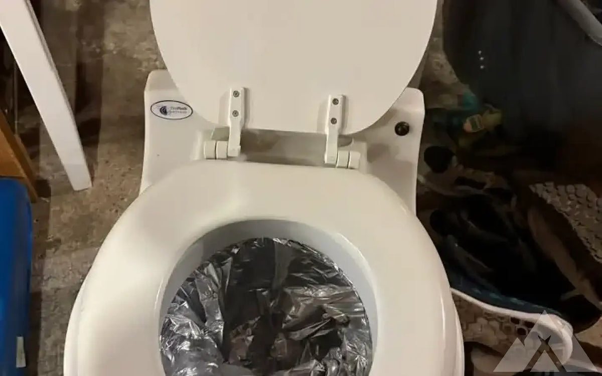 Dry Flush Laveo Portable Toilet — used showers & toilets for sale