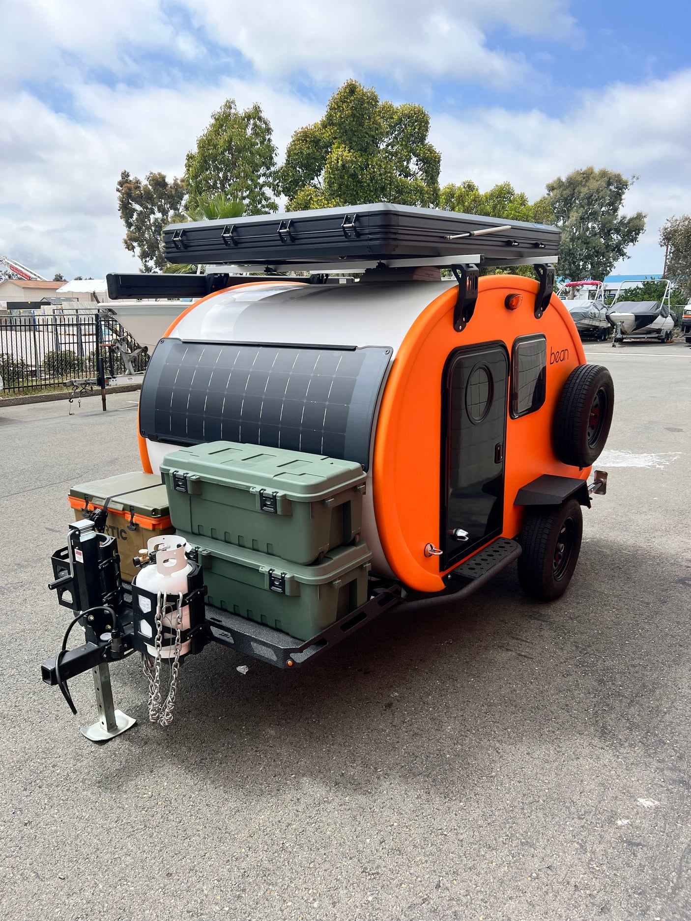 Bean Teardrop Tow Trailer – Off-Grid Ready! Ultra-Lightweight, Easy Towin