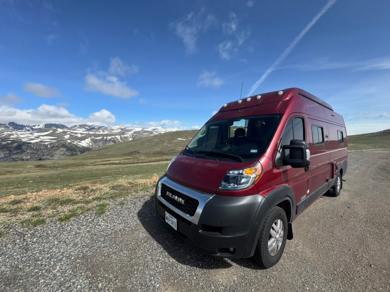 A red RV rental — photo 1