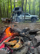  ready for your RV rental outdoor adventures.|Experience your RV rental's cozy interior: glowing light