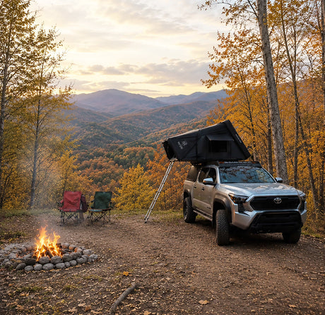 Experience fall overlanding with a truck