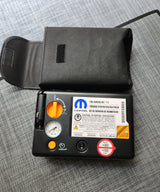 Mopar tire service kit with compressor and sealant, essential for flat tire emergencies, perfect for your RV rental.