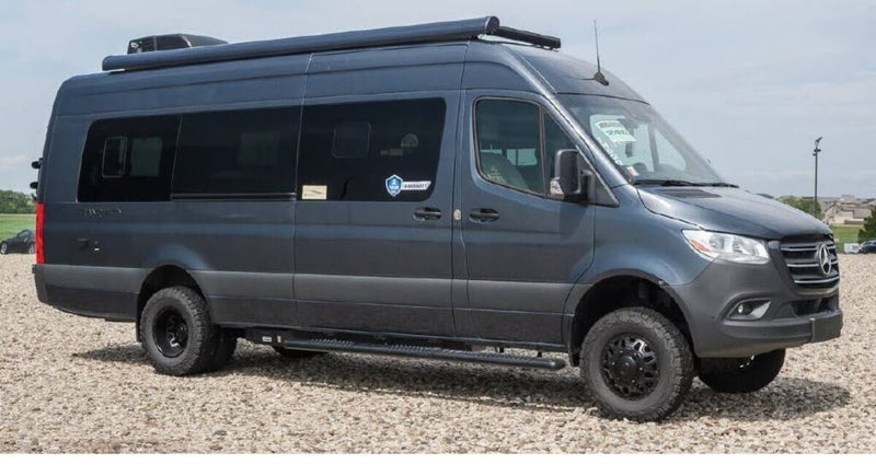 RV rental: Dark grey Mercedes-Benz Sprinter camper van — photo 1