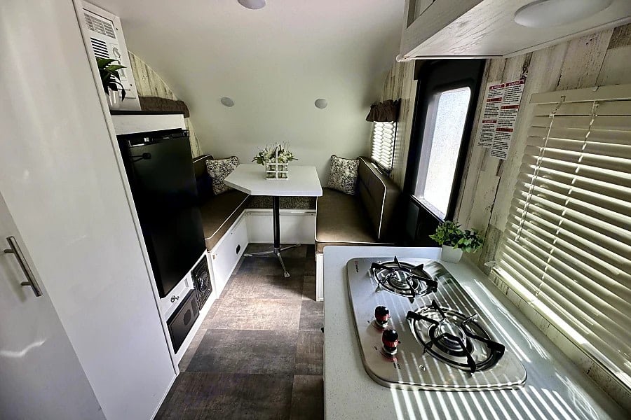  a kitchen with a fridge — photo 11