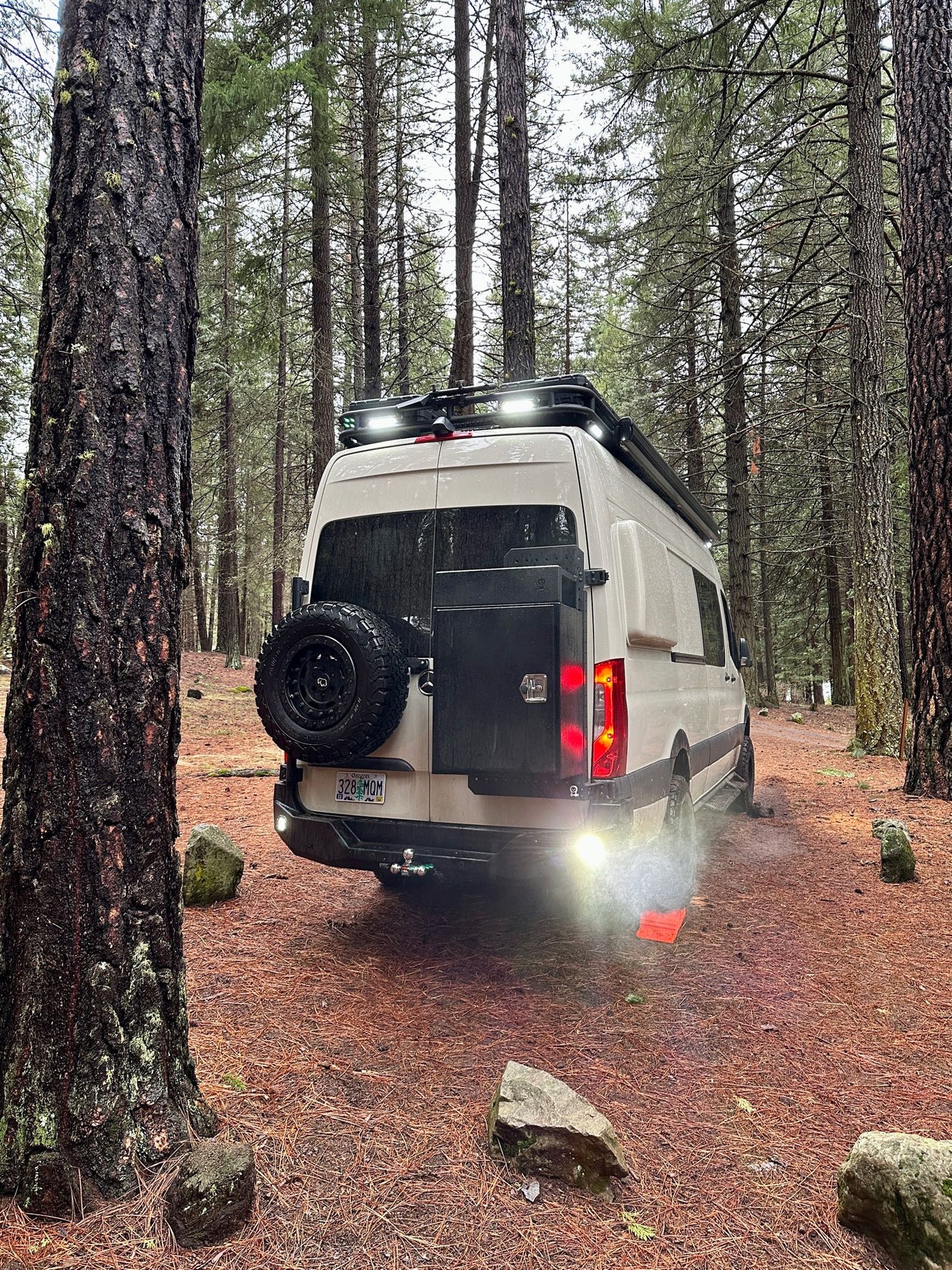  and an RV rental. Perfect outdoor escape.|Custom Mercedes Sprinter overlanding rv rental van — photo 4