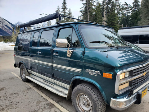 Betty Trailblazer  1995 Chevy G20 Sport conversion van overland rental