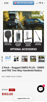 Rugged Radios Handheld Radio Kit in Soquel, CA (photo 2)