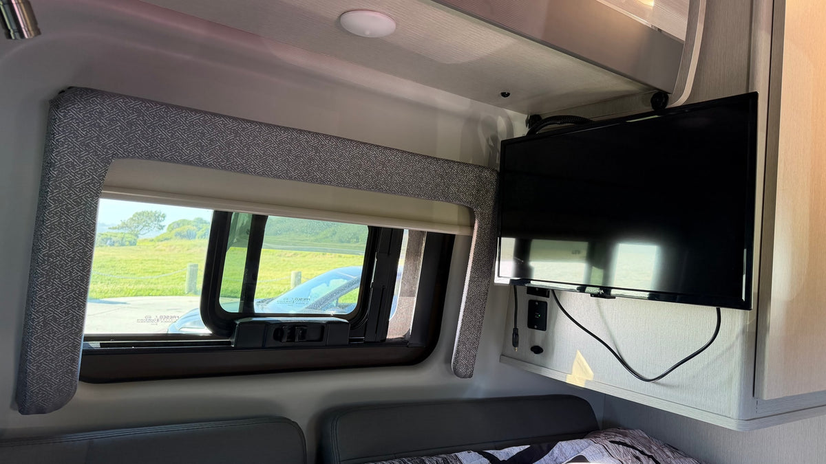  and control panel. Ideal for mobile living.|Norgold compact refrigerator in an rv rental — photo 13