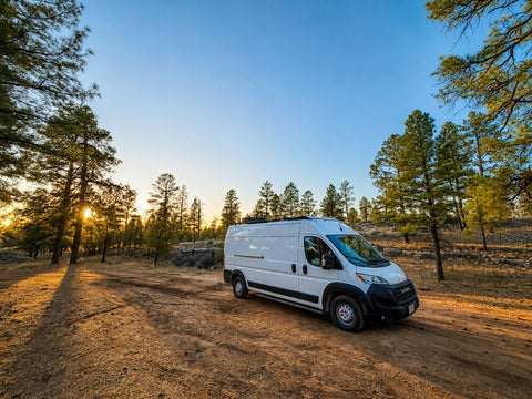 Luxury Off-Grid Campervan w/ Starlink, A/C + Shower overland rental