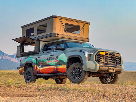 Custom Toyota Tundra truck camper