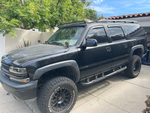 Black Magic Suburban camper overland rental