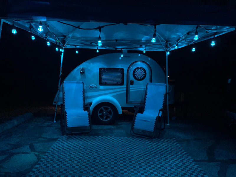  blue lighted canopy — photo 2