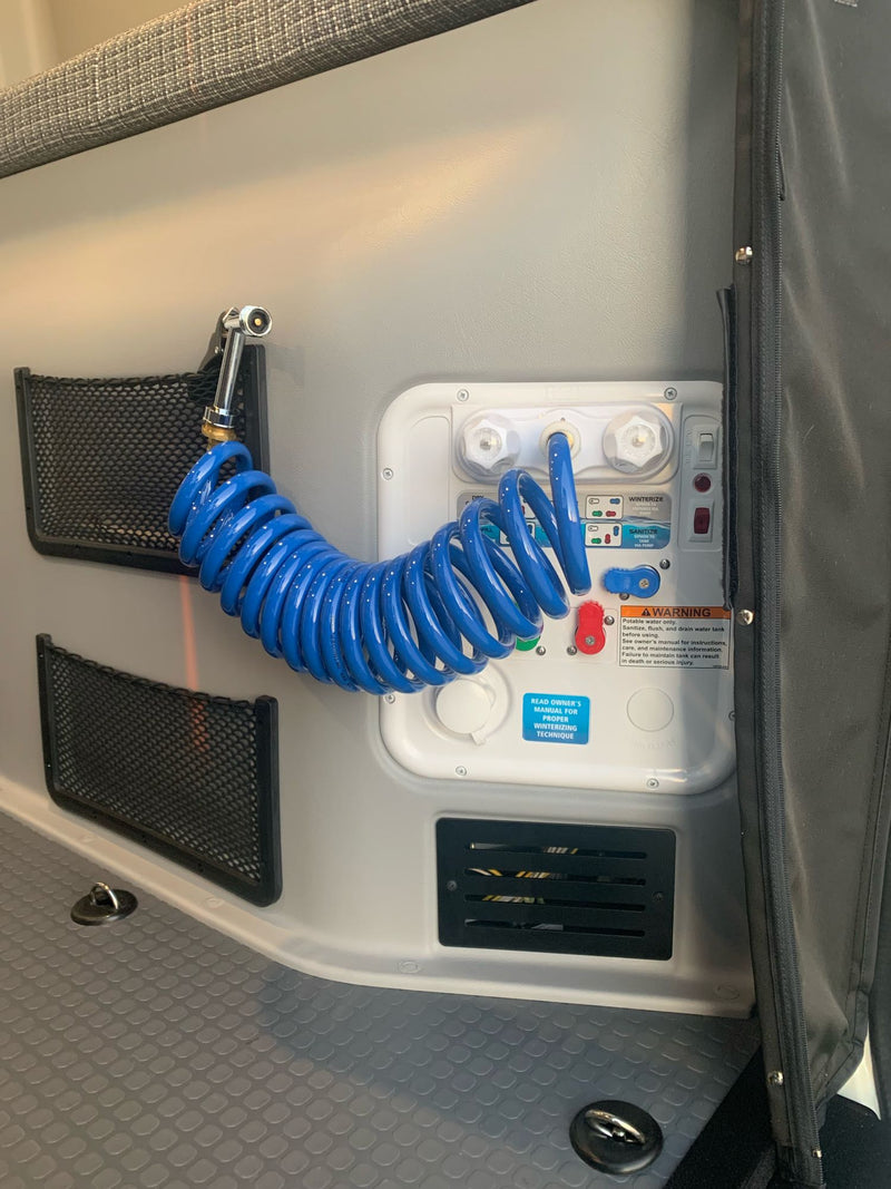  and flexible dining/seating.|Your RV rental offers a compact kitchen: Keurig coffee maker — photo 17