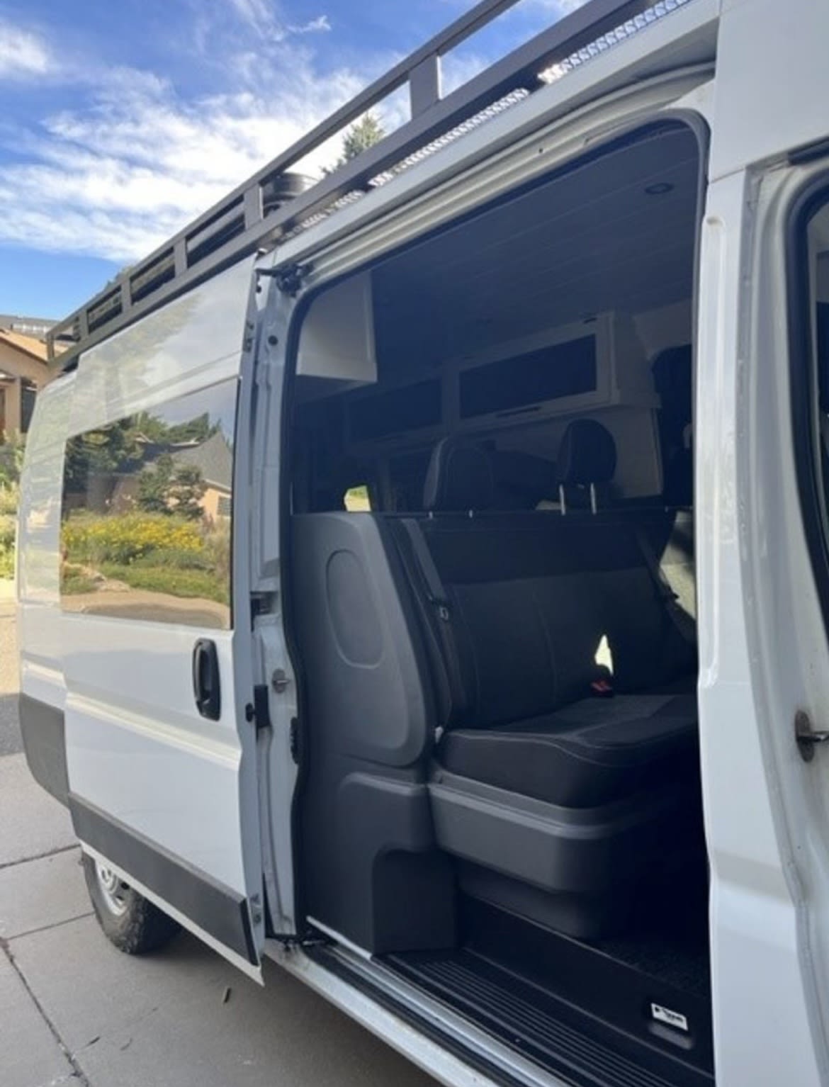  and stainless sink. Perfect for your RV rental adventure!|White **rv rental** camper van — photo 3