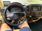 Luxury Mercedes Coach | Massage Chairs & Bathroom
