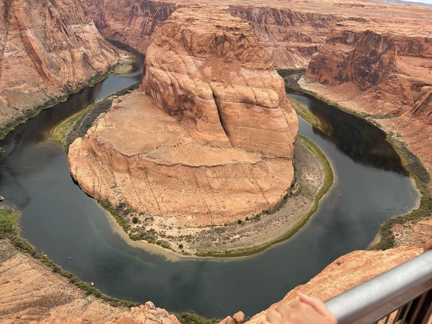 Experience iconic Horseshoe Bend with an RV rental! Majestic Colorado River winds through red rock canyons, perfect for scenic adventures.