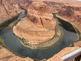 Experience iconic Horseshoe Bend with an RV rental! Majestic Colorado River winds through red rock canyons, perfect for scenic adventures.
