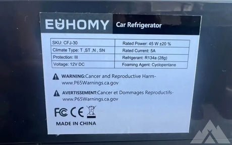 Euhomy 12V/110V Car Refrigerator — new coolers & fridges for sale (photo 4)