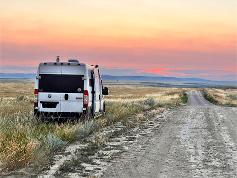 Adventure van Bömbi overland rental