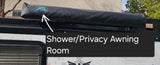 OVERLAND VEHICLE SYSTEMS shower/privacy awning room, a great rv rental accessory for privacy outdoors.