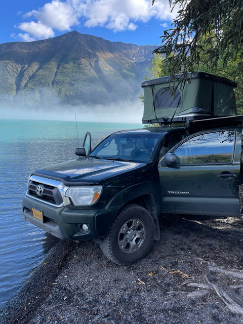 “The Green Machine” Toyota Tacoma Camper with hard shell RTT — photo 3