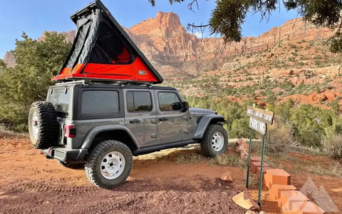 Expedition One MULE roof top tent rack for Jeep Wr