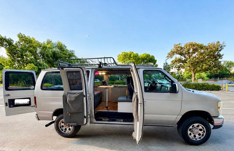 Adventure Off-Grid Solar Camper Van overland rental