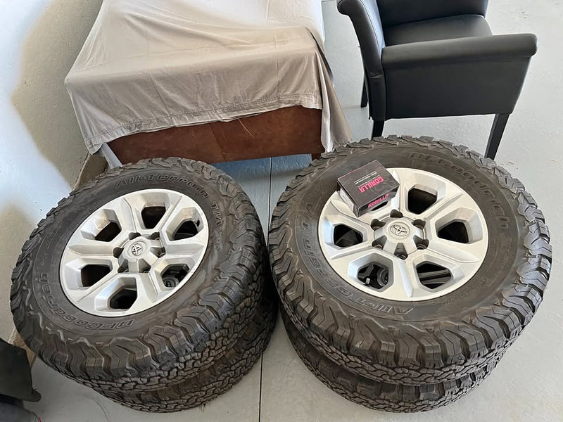 BFGoodrich KO2 tires and Toyota 17in wheel package in Broomfield, CO (photo 1) — photo 1