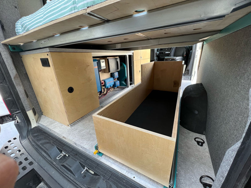  ideal for an rv rental.|Adventure-ready black Mercedes Sprinter van — photo 15