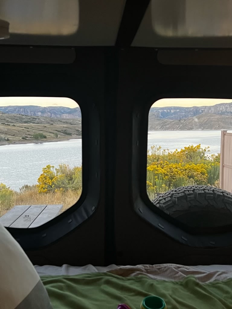  and compact living space.|Inside an RV rental: control panels — photo 11