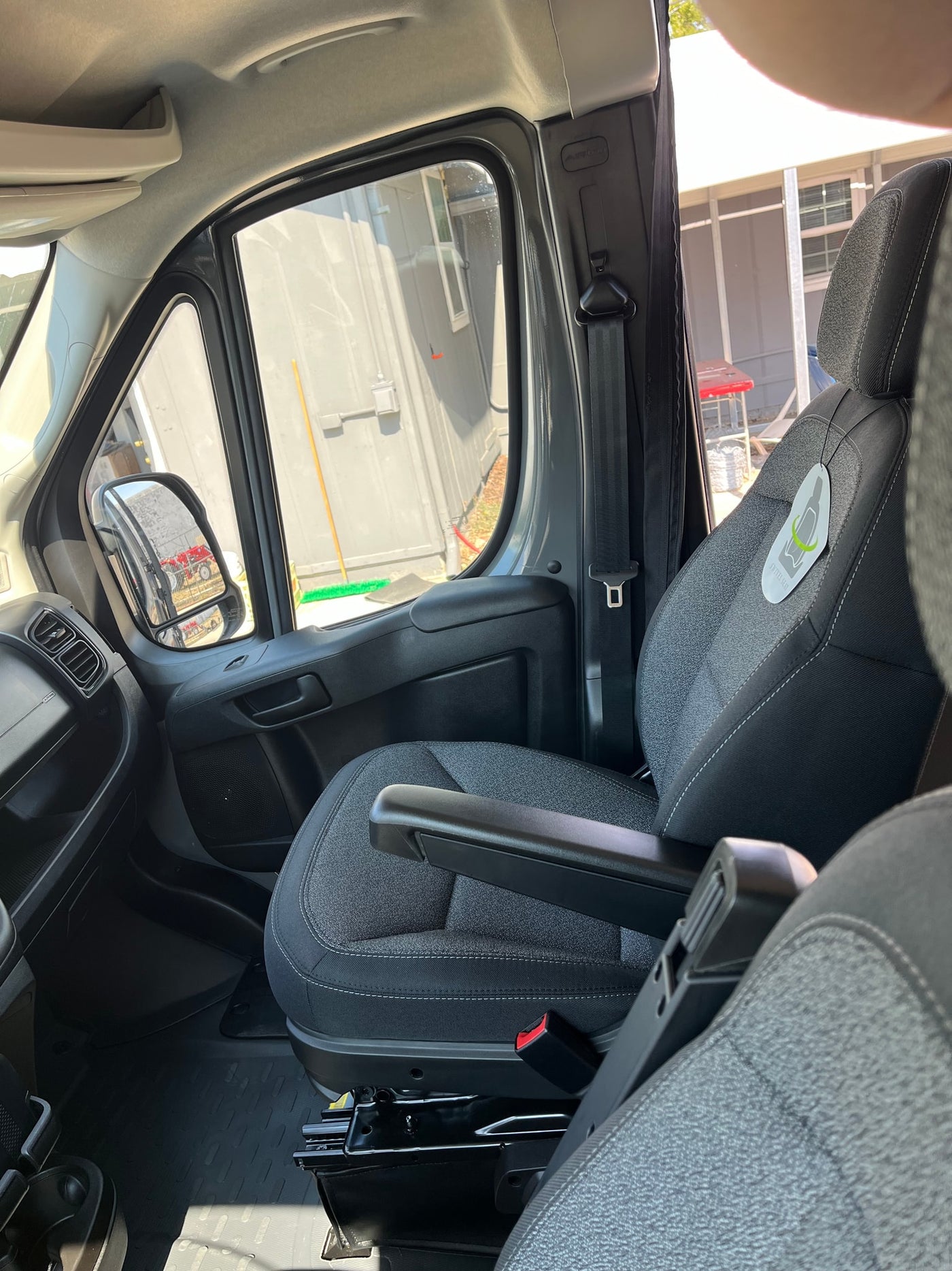  ready for adventure with a visible tow hitch.|Gray Class B rv rental — photo 15