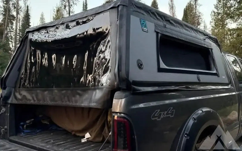 Flated camper shell and bed — used for sale in Boise, ID (photo 3) — photo 3