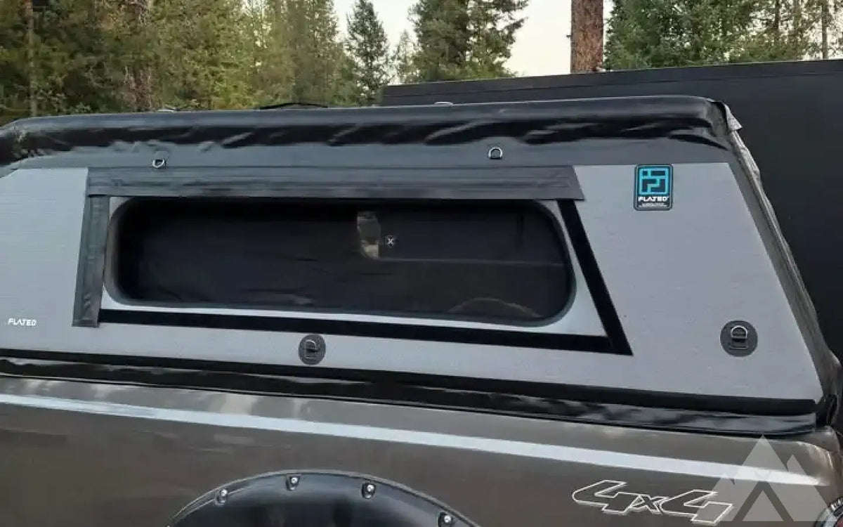 Flated camper shell and bed — used for sale in Boise, ID (photo 2) — photo 2