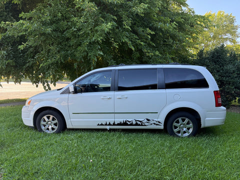 Tiny RV Mini Camper Van – Chrysler Town & Country overland rental