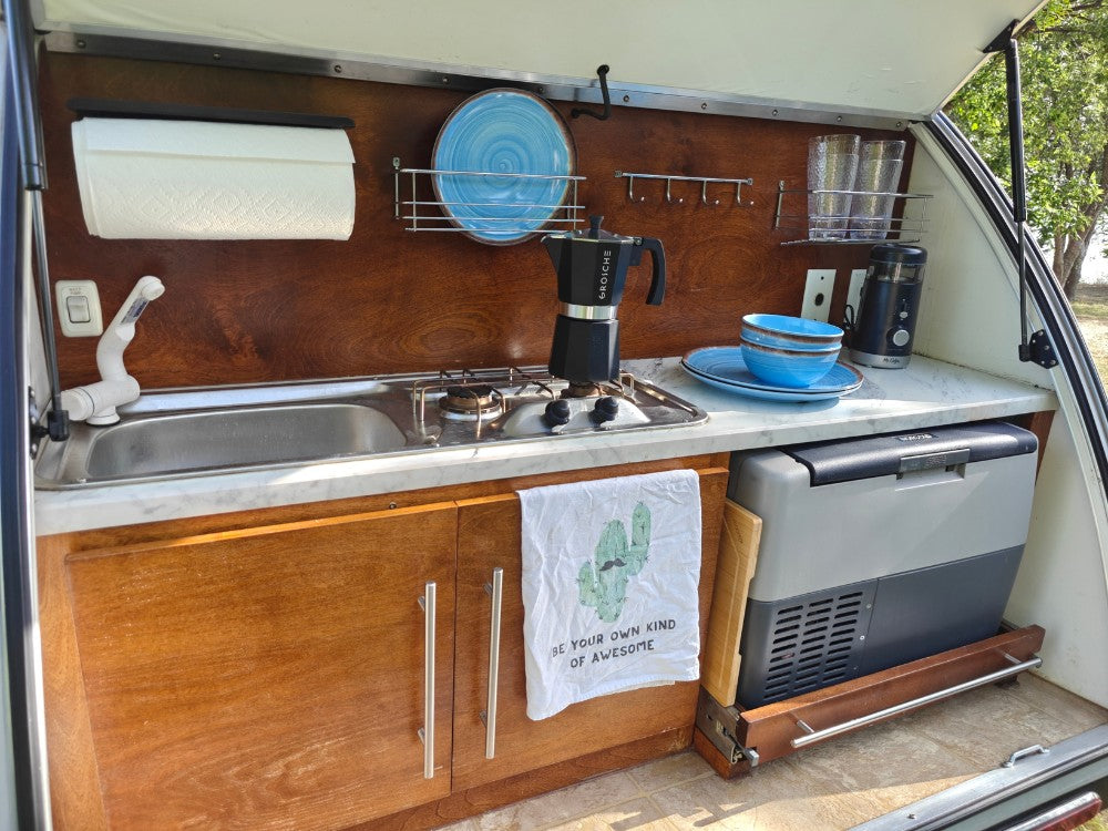 Cozy Teardrop Escape — A/C, Pet-Friendly, Fully Loaded
