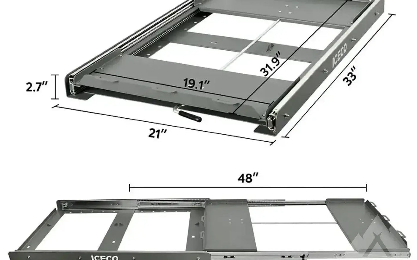 Fridge Slide - ICECO UL60D/65D/74S — used fridge slides for sale (photo 2)