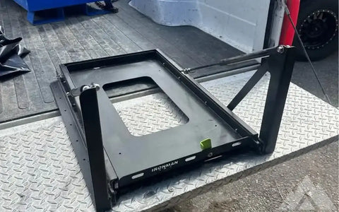 Fridge slide that also tilts