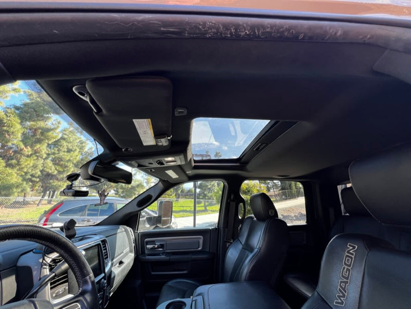  ideal for rv rental.|Roomy black leather interior of a truck — photo 7
