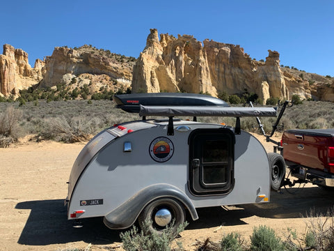 Journeys with Jack, our 2015 Little Guy Silver Shadow Teardrop Trailer overland rental
