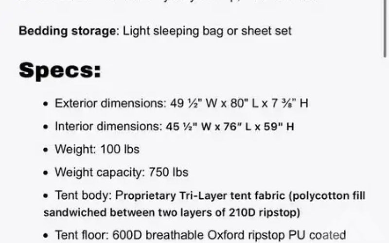 FSR Aspen Lite Standard V3 - Rooftop Tent — used rooftop tents for sale (photo 4) — photo 4