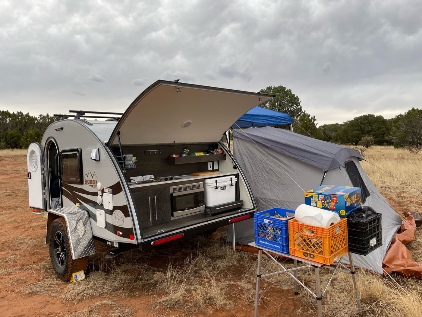 T@g Luxury Teardrop—Gas Saver! A/C & Heater, Outdoor Kitchen & King Bed! — photo 7