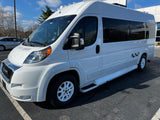White Class B camper van, a sleek option for rv rental, shown parked outside on a sunny day.